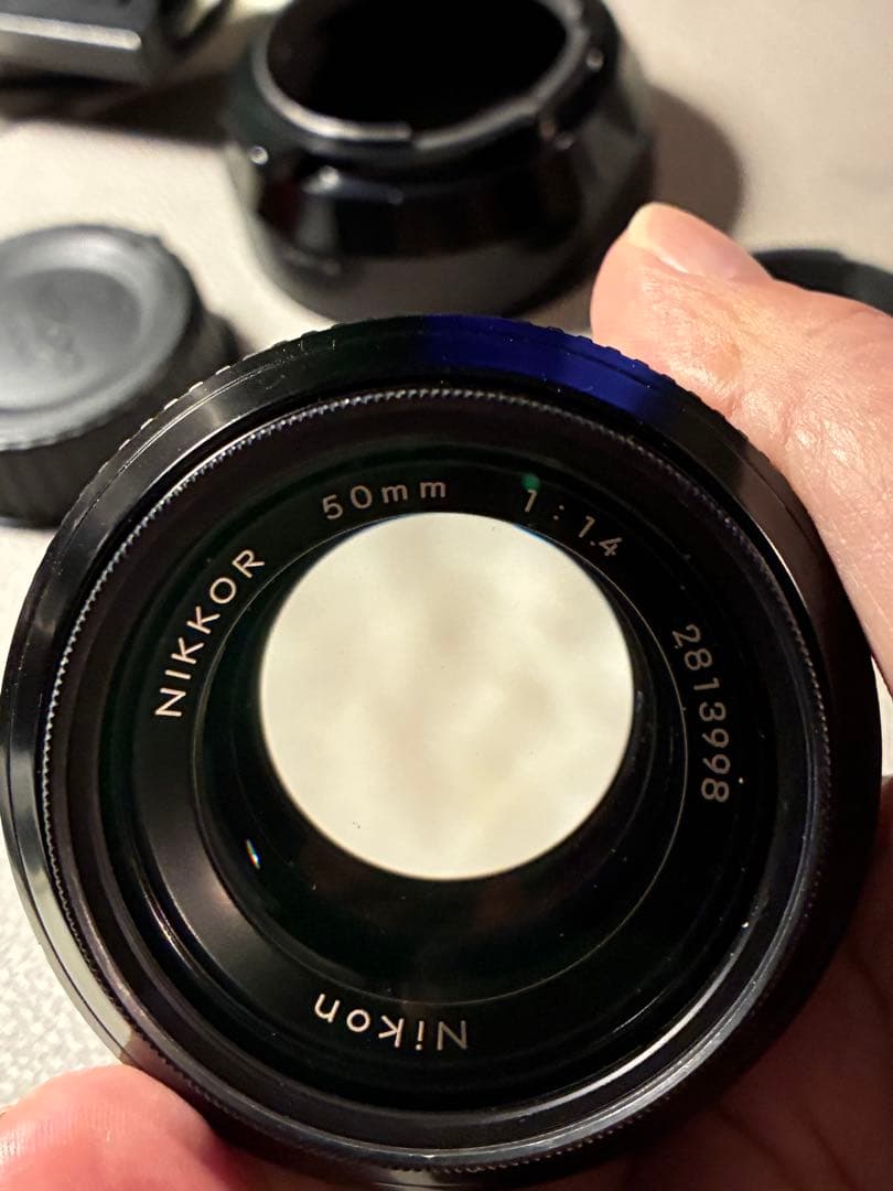 ニッコール❗️50mmf1.4‼️HS-9フード付き美品‼️