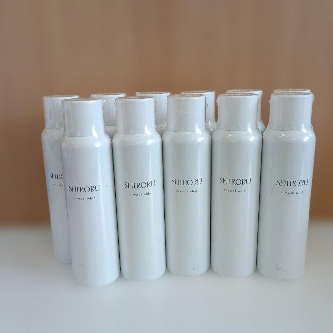 【新品未使用】SHIRORU クリスタルホイップ 洗顔料11本(各120g)