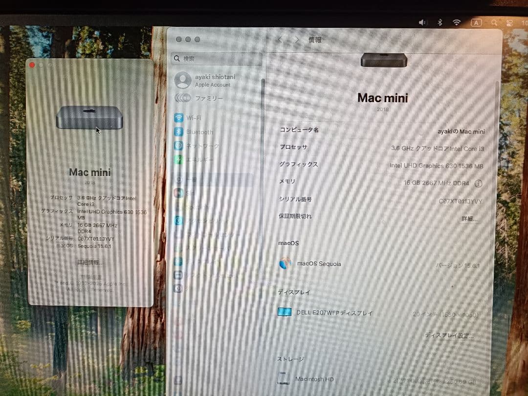 最終価格Mac mini2018 メモリ16GB core i3 整備済