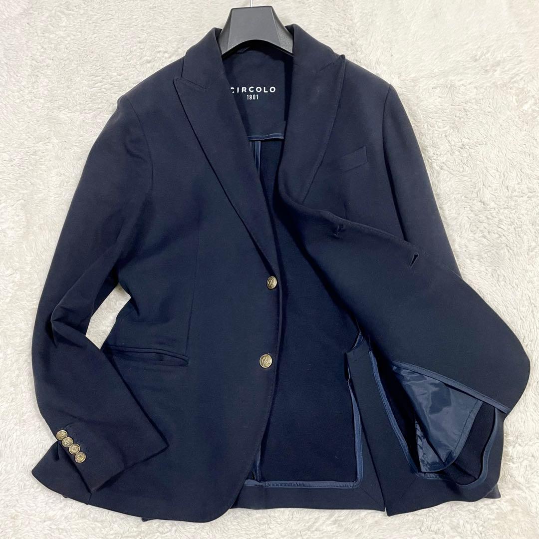 CIRCOLO1901 チルコロ CN2342 コットン ジャージ ジャケット