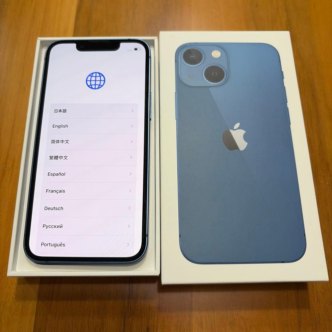 Apple iPhone 13 mini 本体 ブルー Simフリー256GB