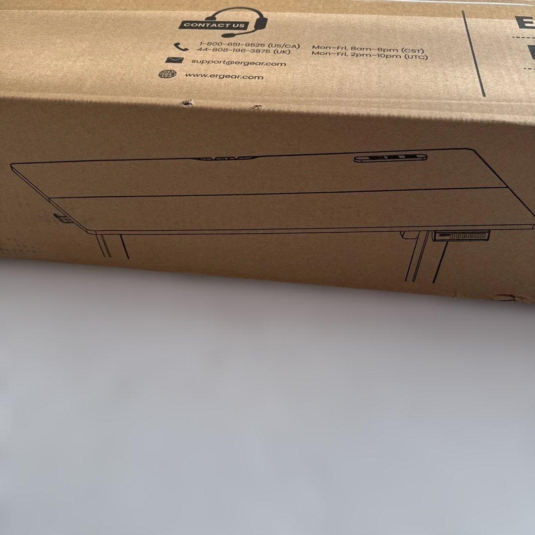 ErGear 電動昇降デスク ロータイプ 120-60 高さ48-72cm