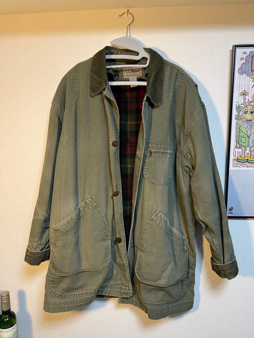 L.L.Bean ハンティングジャケット オリーブグリーン
