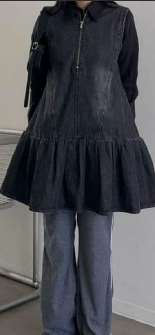 ブラックノースリーブチュニック 新品タグ付き