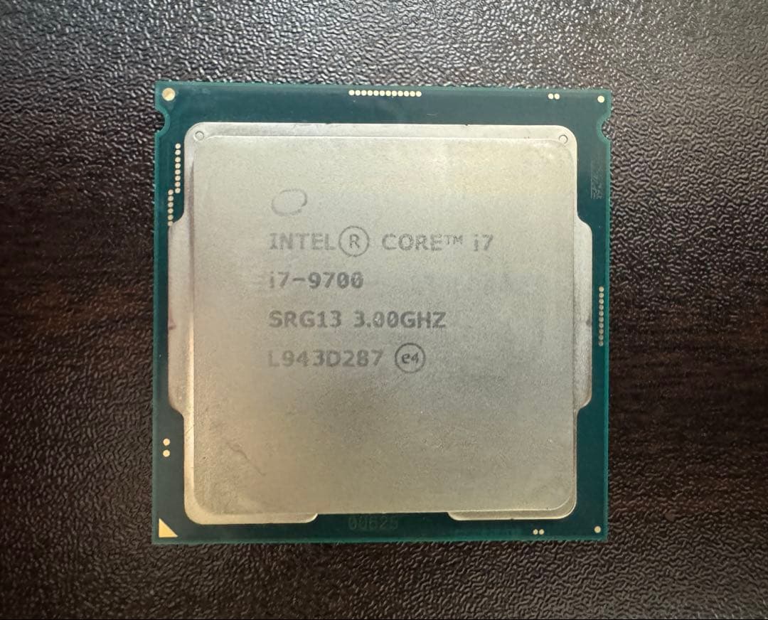 CPU Intel Core i7-9700 3.00GHz CPU