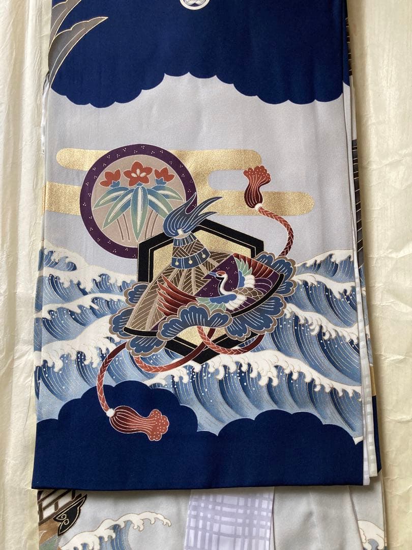 男の子　お宮参りお祝い着長襦袢セット