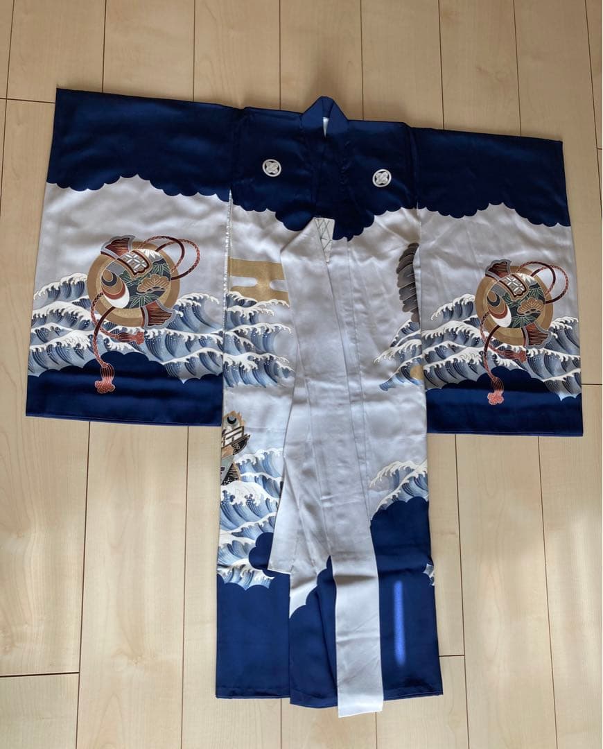 男の子　お宮参りお祝い着長襦袢セット