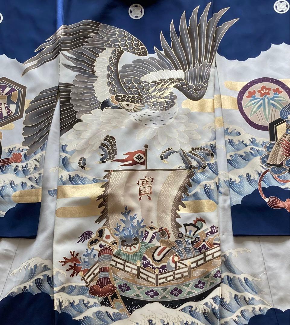 男の子　お宮参りお祝い着長襦袢セット