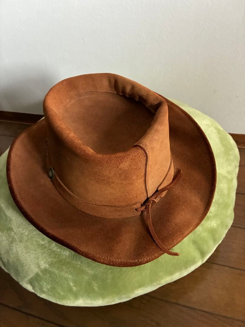 アメリカ製　カウボーイハット　レザー