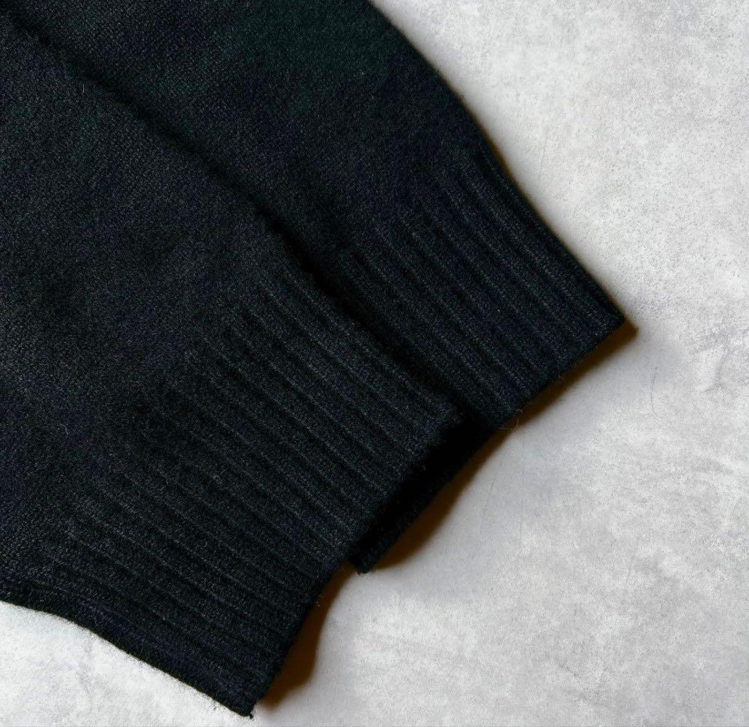 Deuxieme Classe カシミヤ混　タートルロングニットドレス　黒