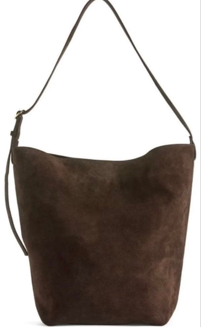 ARKET スエードトートバッグ　ブラウン