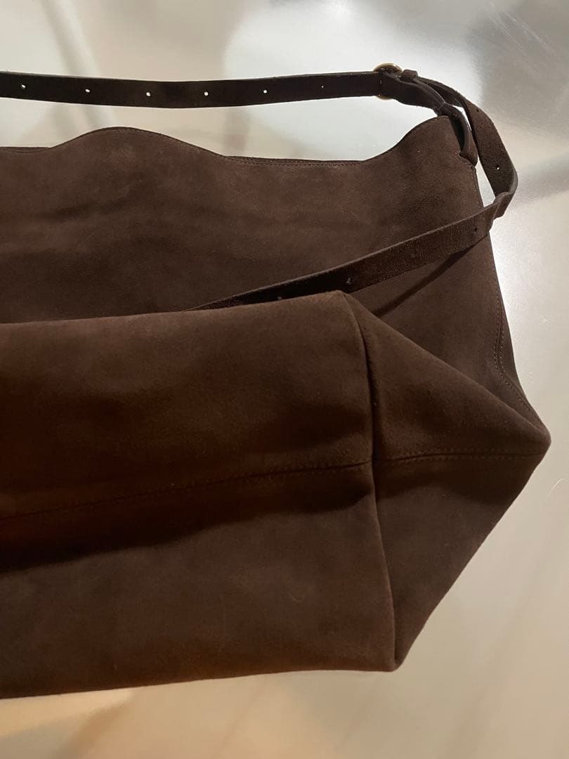 ARKET スエードトートバッグ　ブラウン