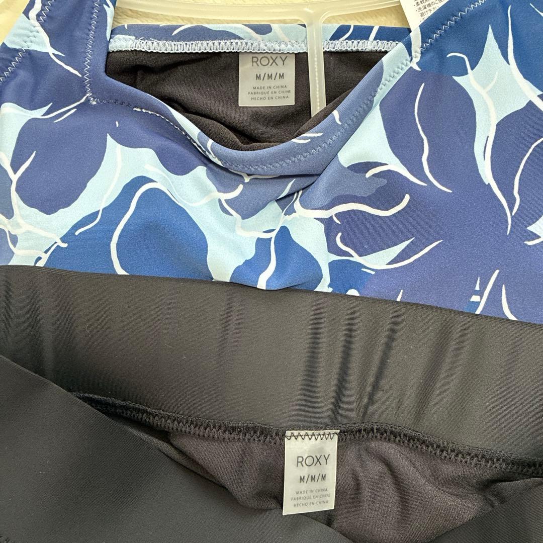 新品未使用　Roxy ロキシー水陸両用 フィットネス 水着　ブルー　M