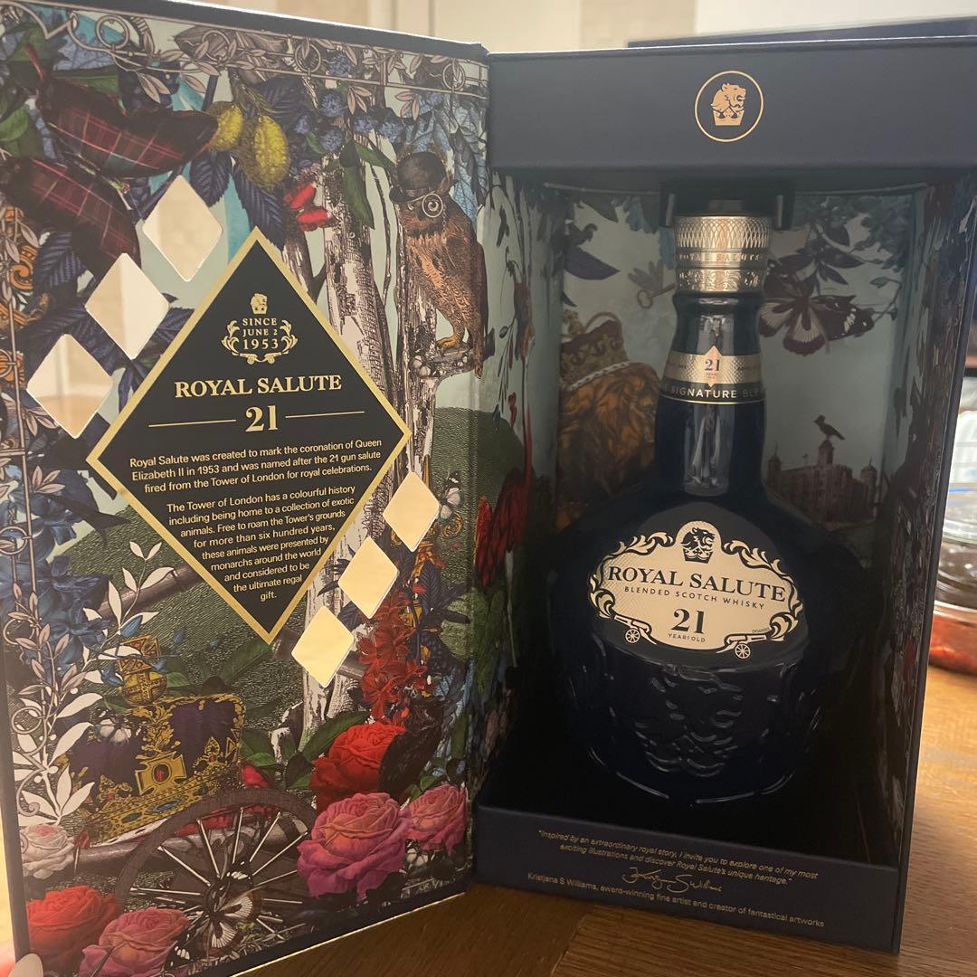 ロイヤルサルート21 Year Old ウイスキー 箱付き☆