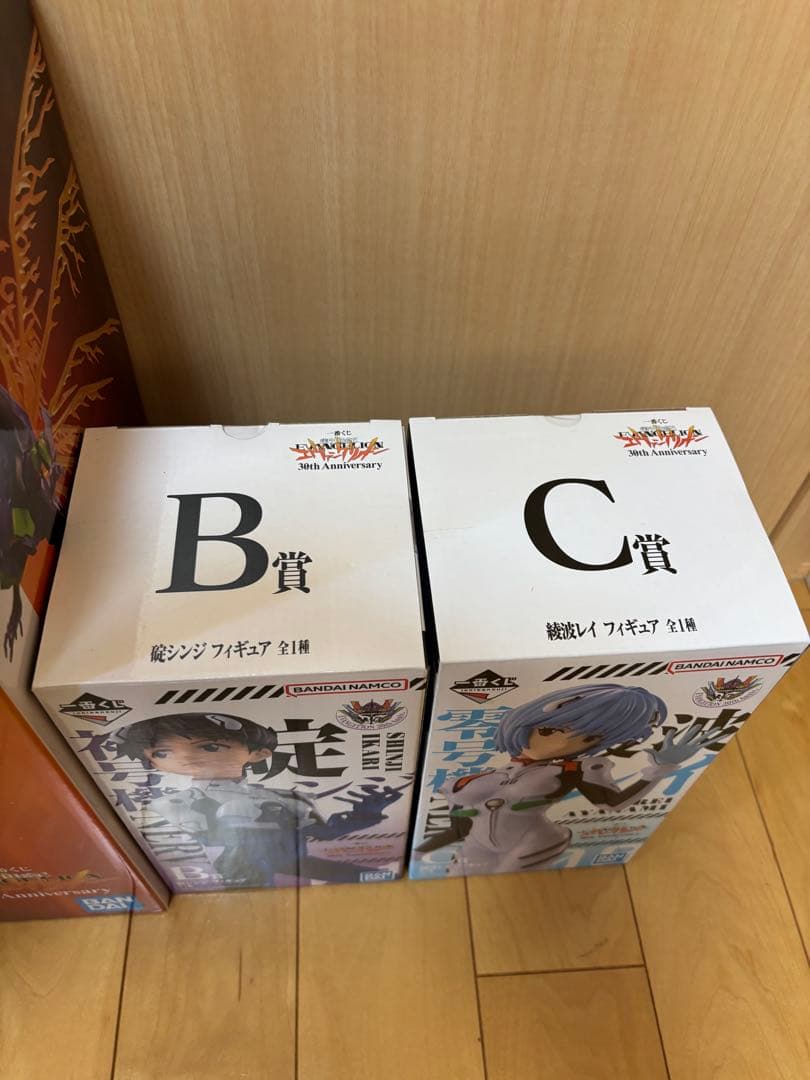 一番くじ 新世紀エヴァンゲリオン　A賞1個、B賞1個、C賞1個、