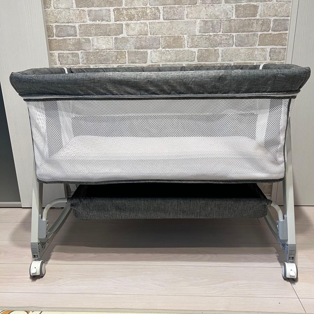 【美品♡】簡単組み立て式ベビーベッド⭐︎