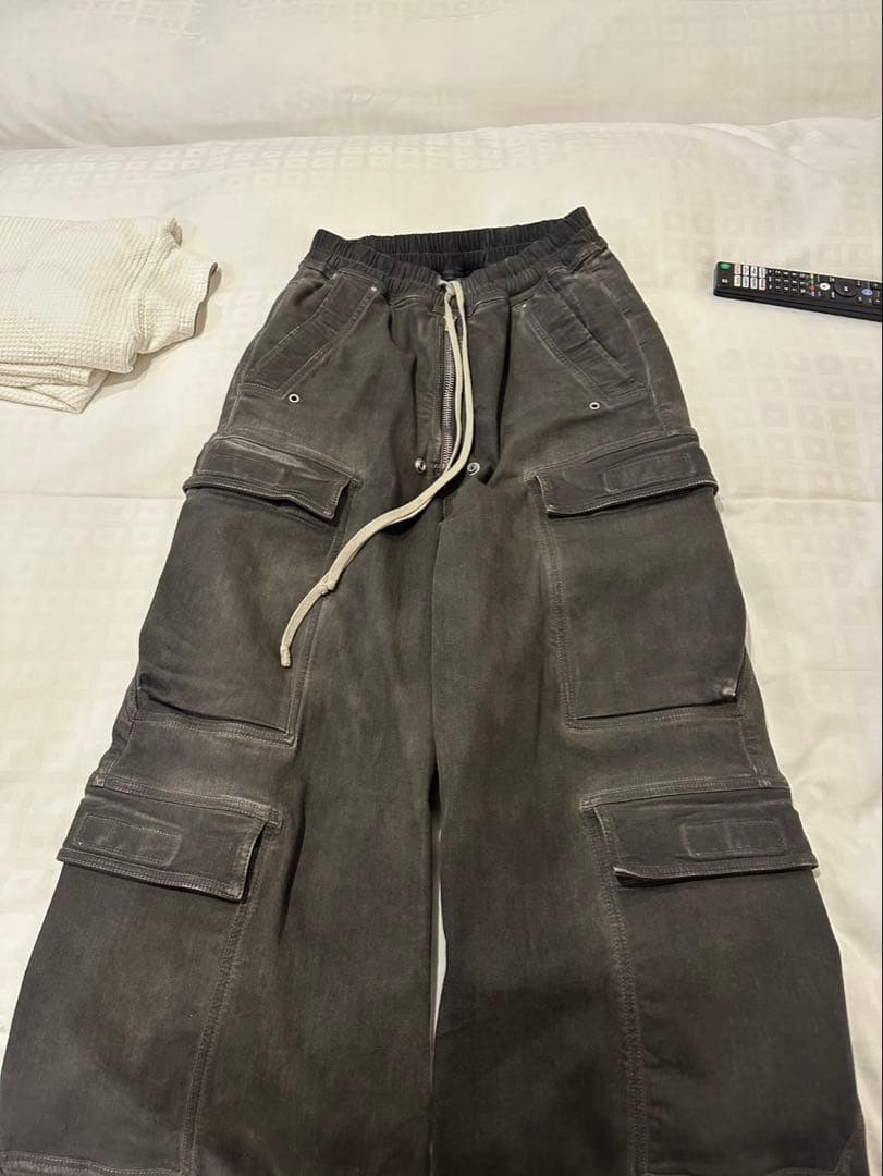 パンツ rickowens cargo belas darkdust