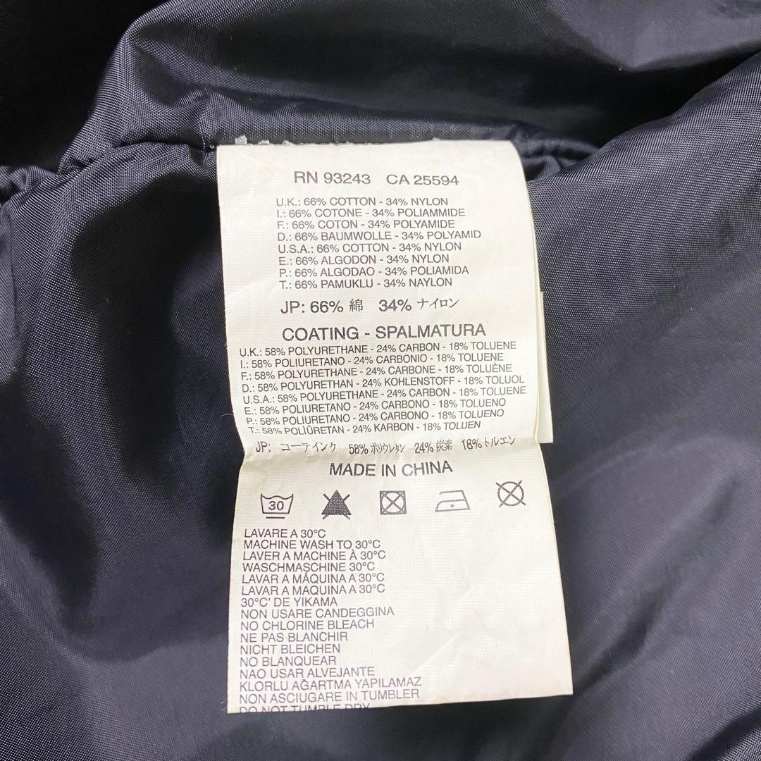 美品 ディーゼル ライダース ハイネック ブルゾン コーティング ブラック XS