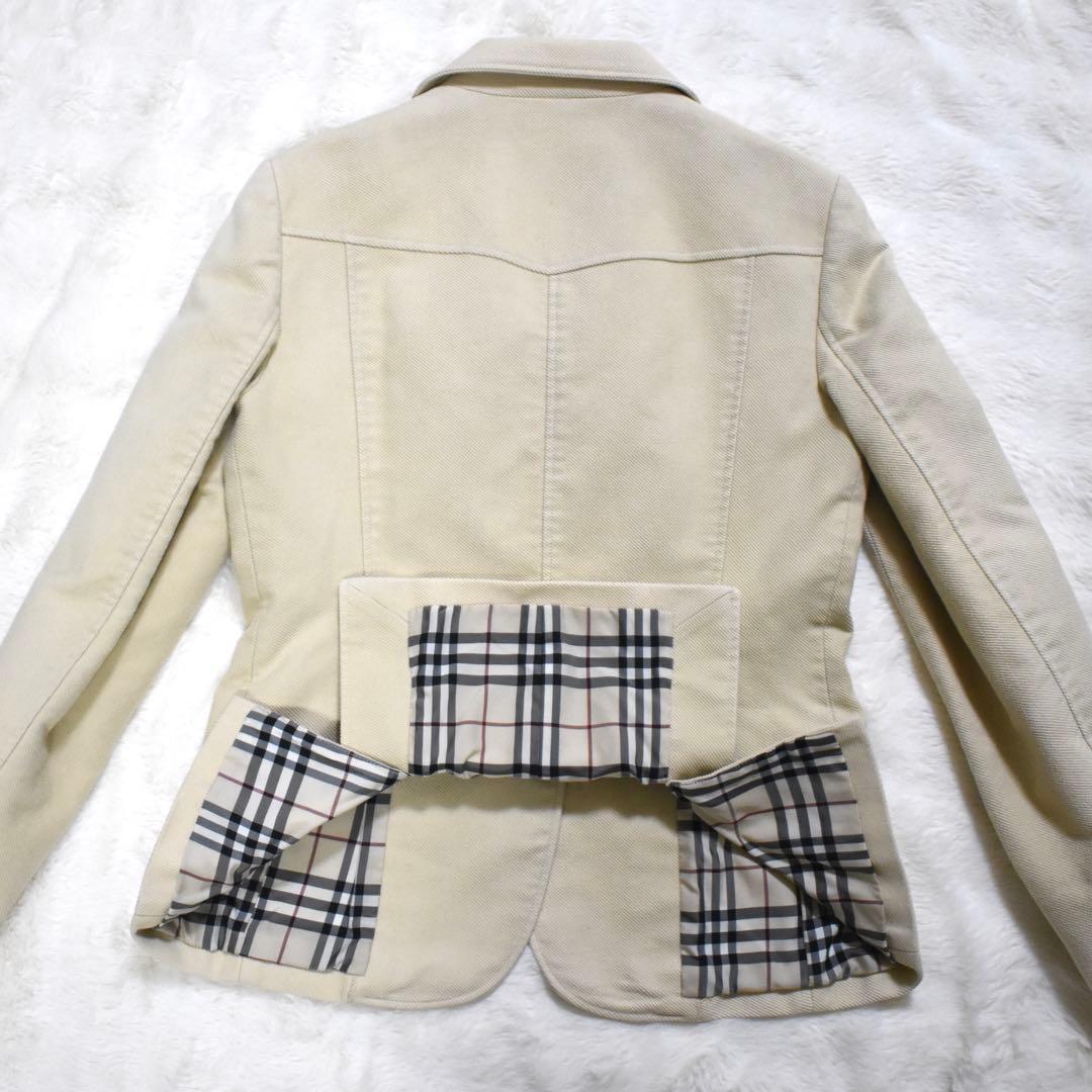 極美品✨バーバリーロンドン　テーラードジャケット　コーデュロイ　Aライン　42