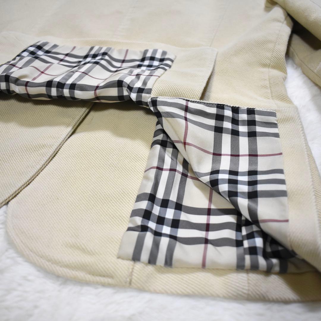 極美品✨バーバリーロンドン　テーラードジャケット　コーデュロイ　Aライン　42