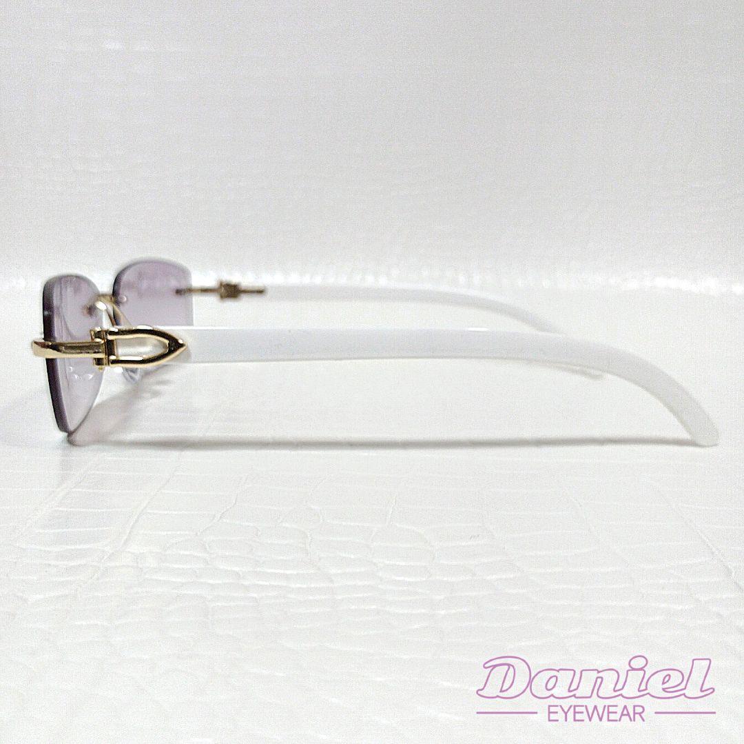 リムレス■プラム■グラデーション■サングラス■メガネ■Y2K■未使用品■⑯