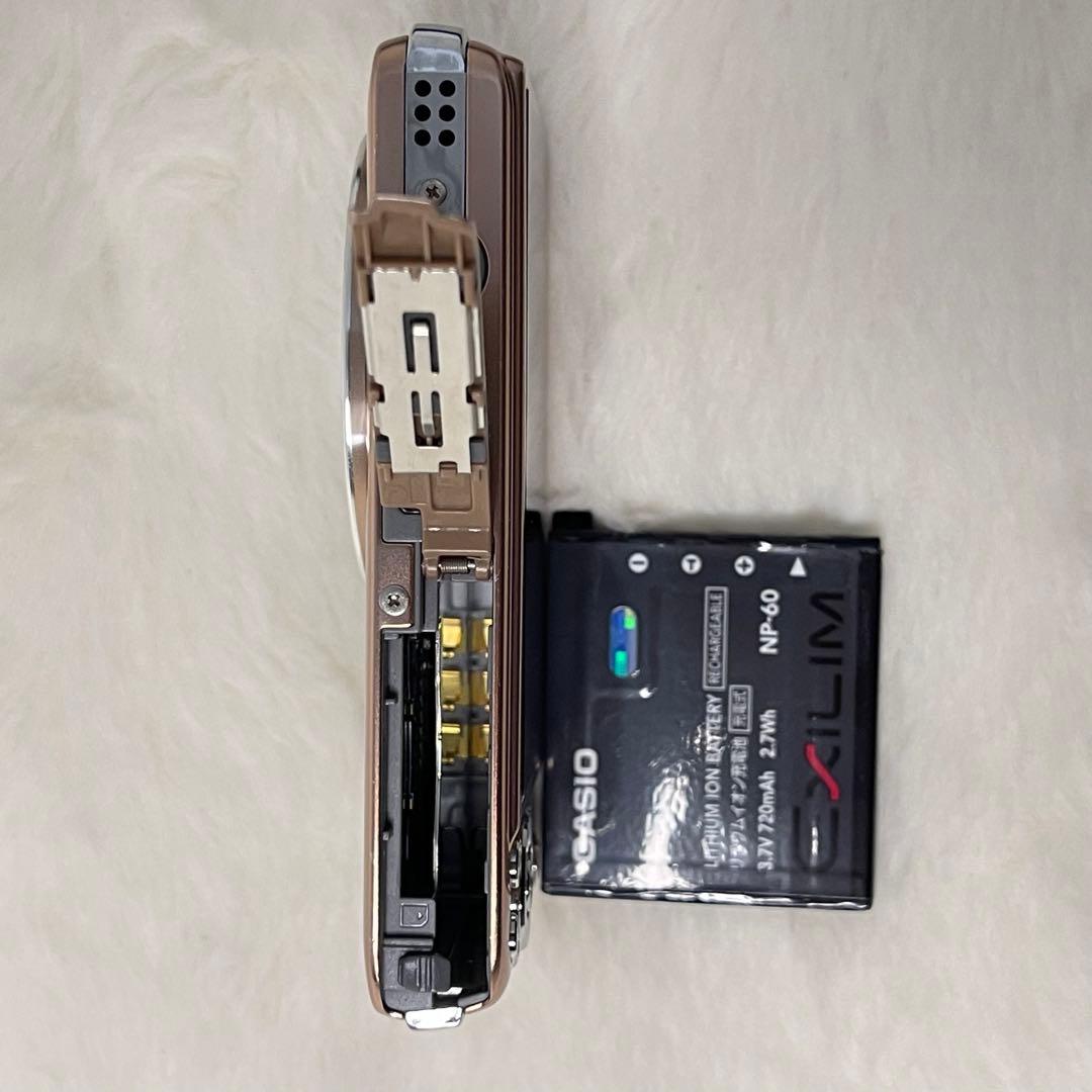 ピンクゴールド　CASIO カシオ　EX-S12 デジカメ　充電器付き