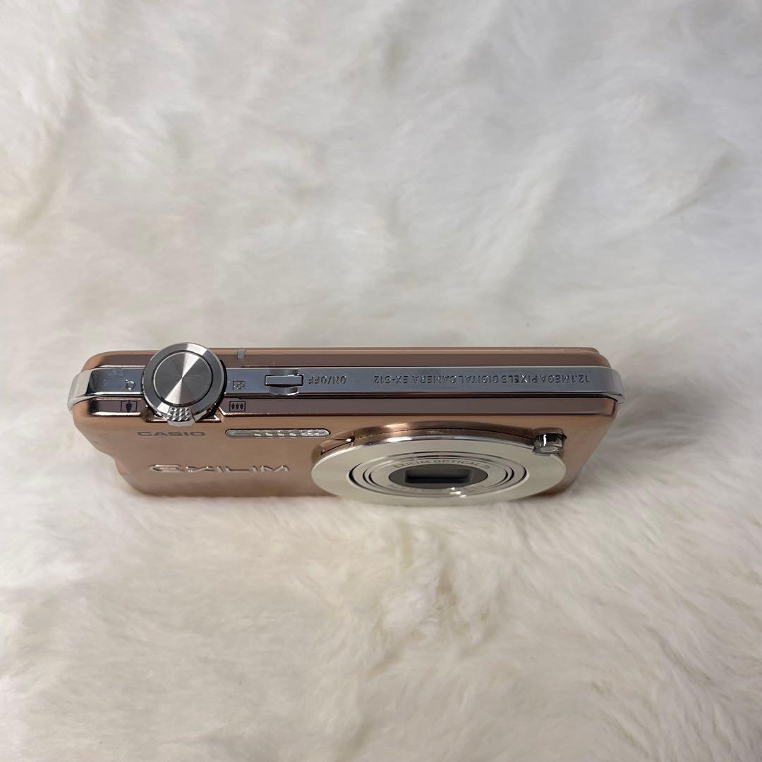 ピンクゴールド　CASIO カシオ　EX-S12 デジカメ　充電器付き