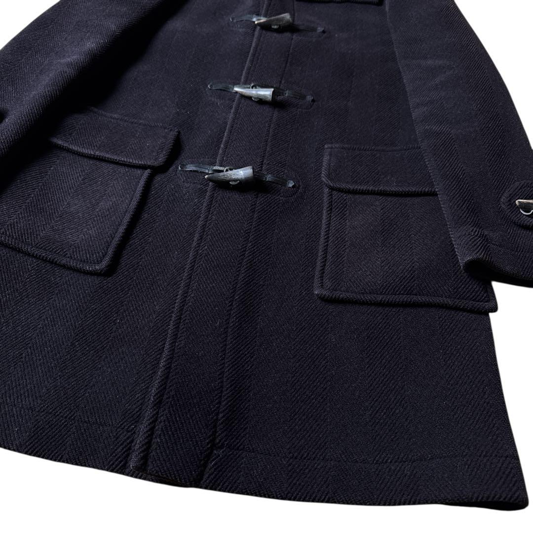 極上ヘリンボーン 英国製 グローバーオール ダッフルコート 茶 希少