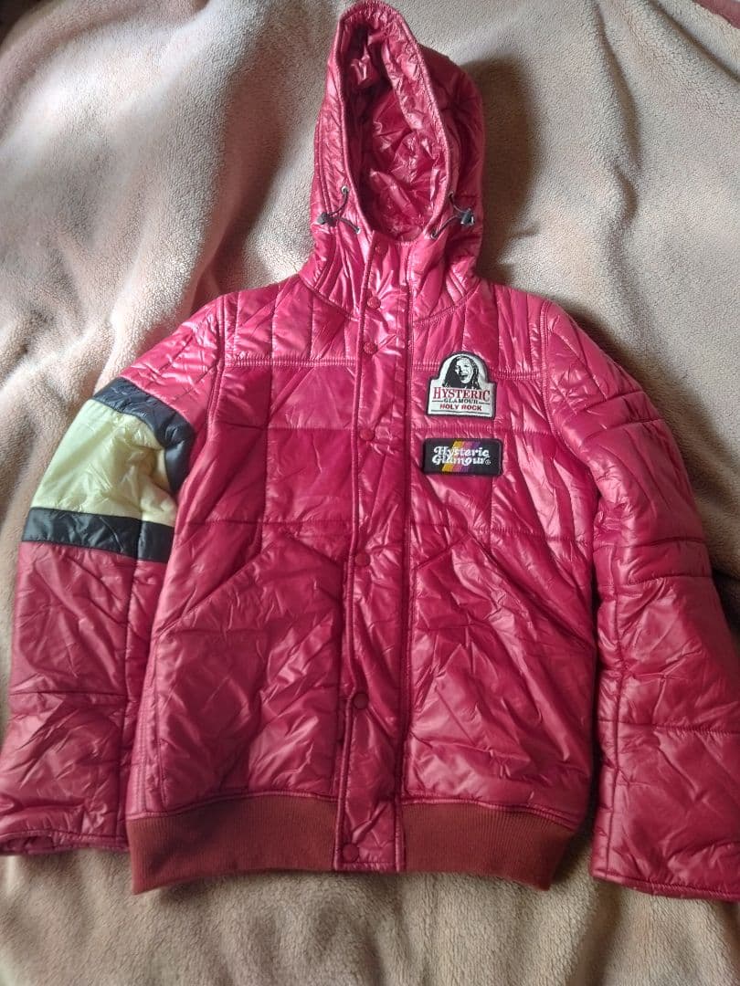 HYSTERIC GLAMOUR ダウンジャケット MEDIUM ワインレッド
