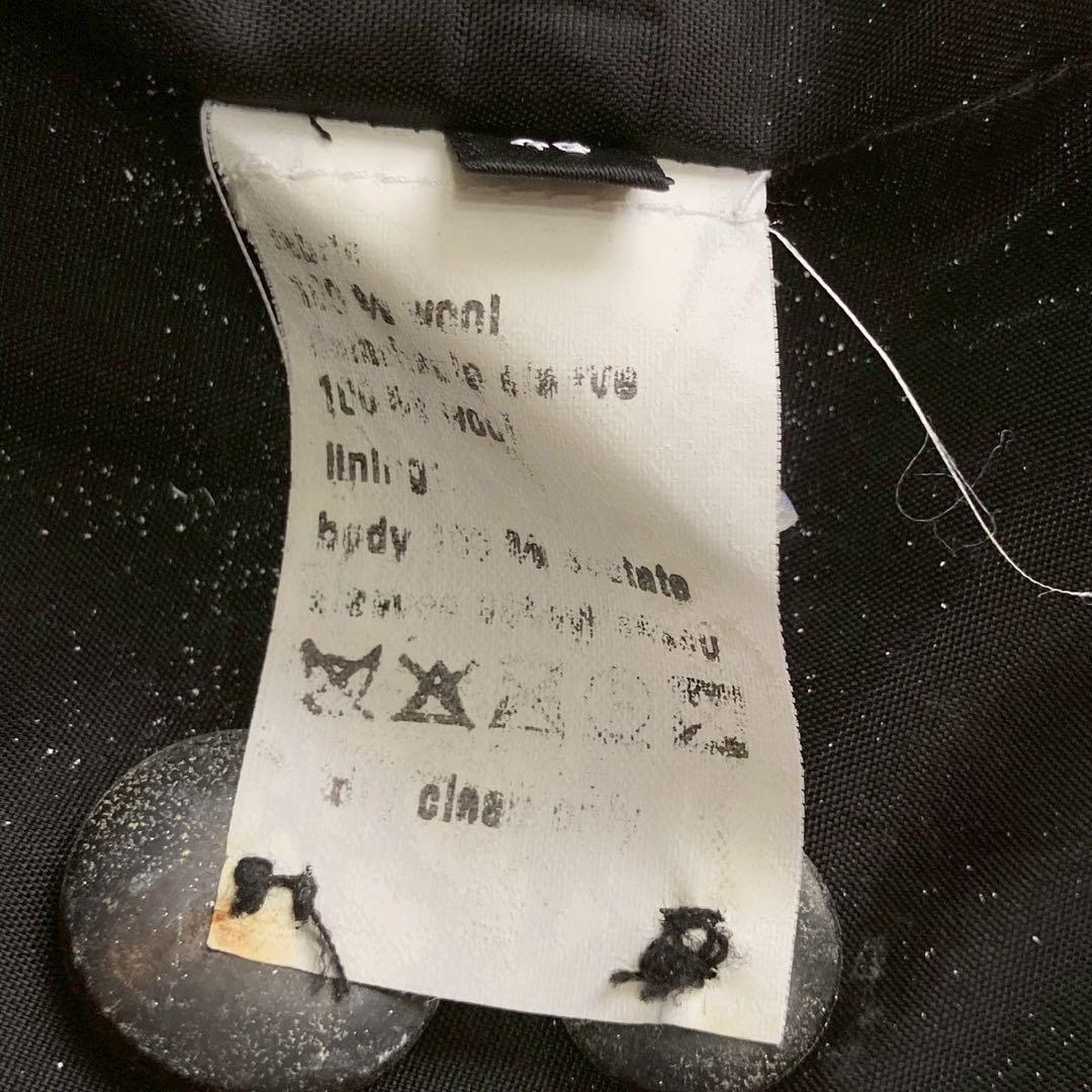 KRISVANASSCHE ジャケット ブラック 46 フォーマル ビジネス