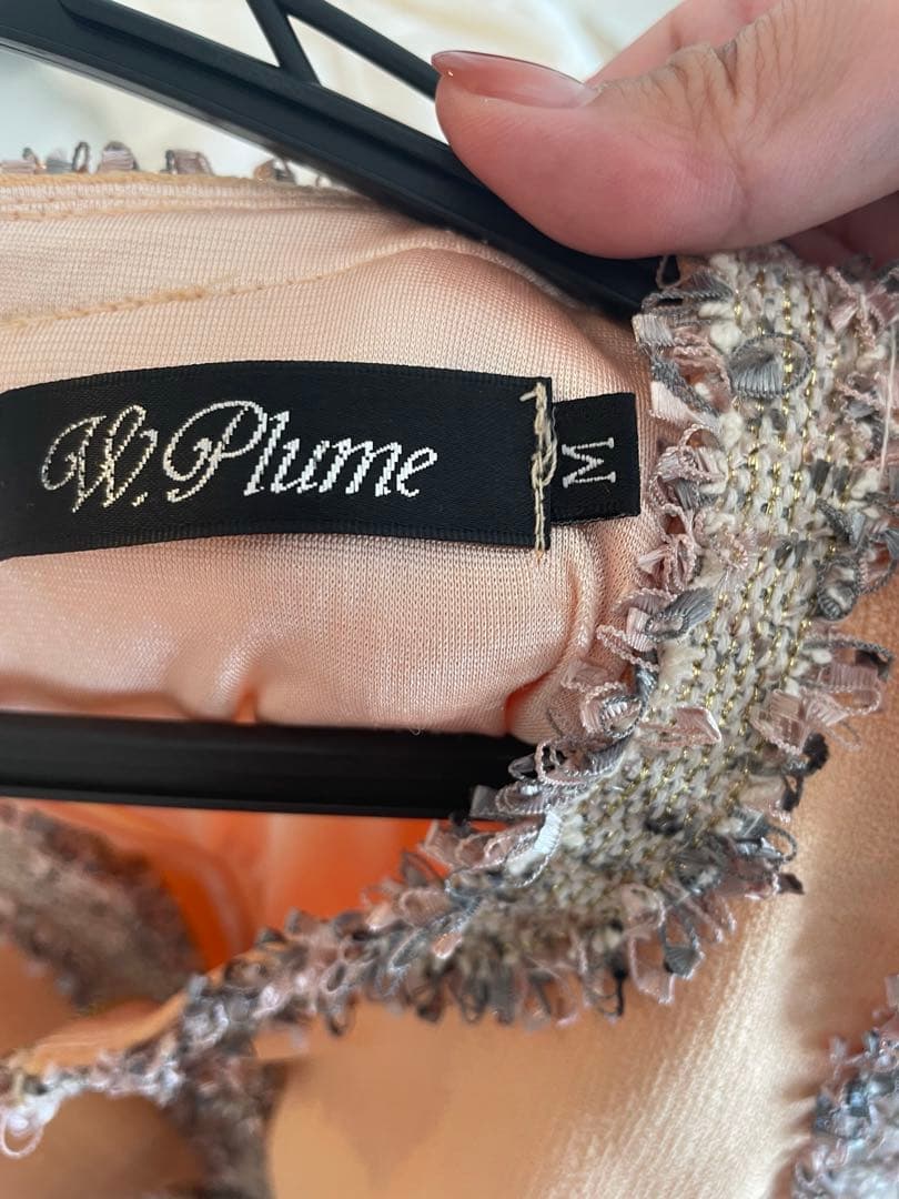 w.plume キャバ　ドレス　Mサイズ　キャバ嬢