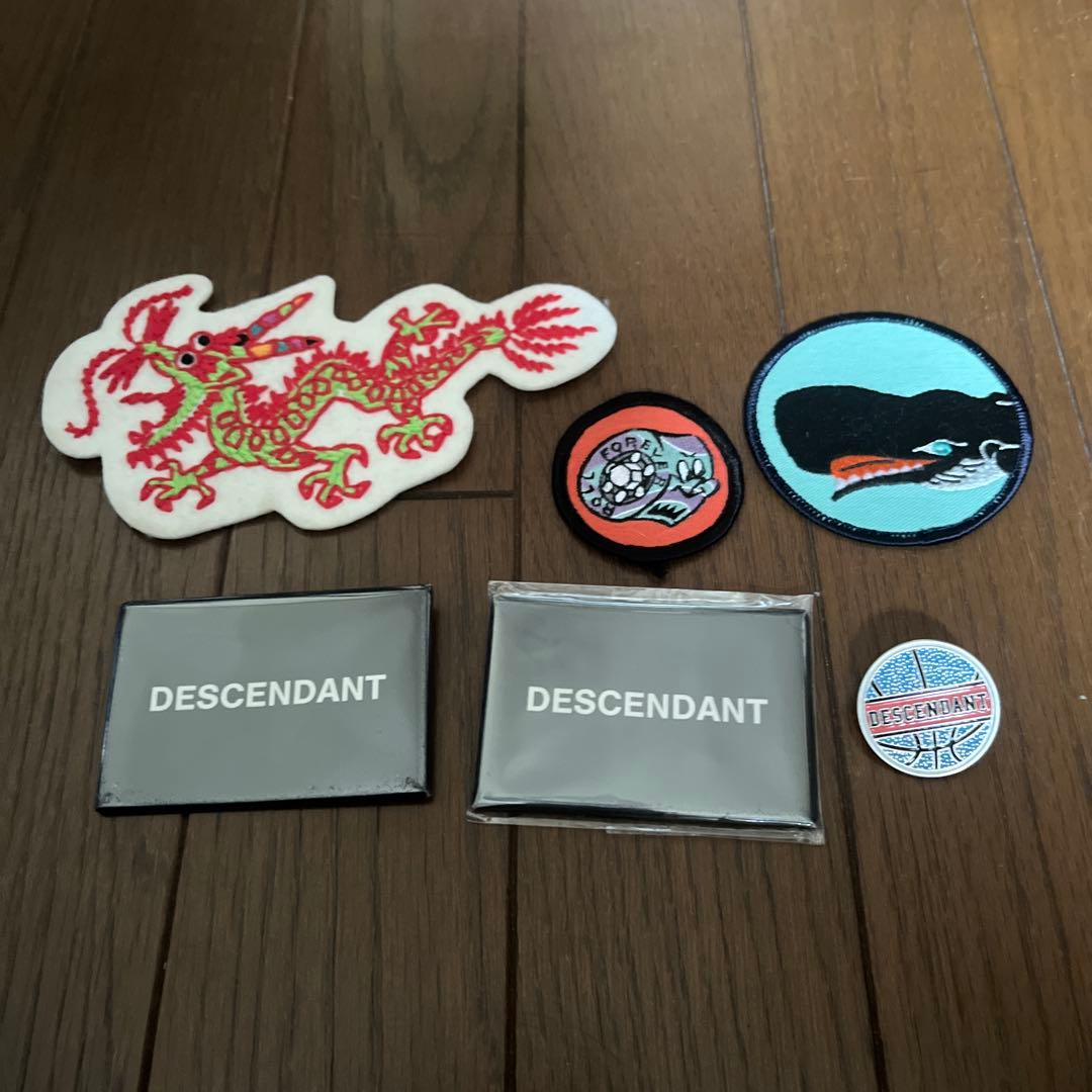 DESCENDANT ワッペン　缶バッジ　ピンバッジ