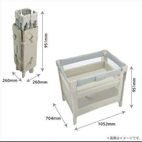 平日限定セール！！箱付き アップリカ ココネルエアー AB ベビーベッド 新生児