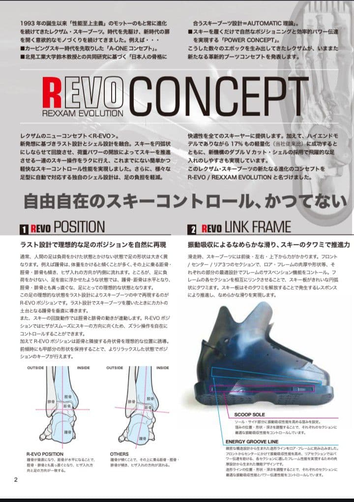 スキー REXXAM REVO 120 27.0cm