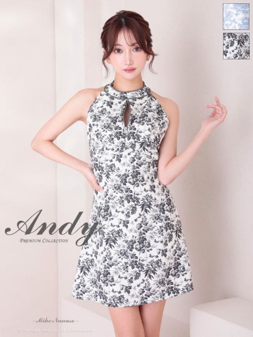 andy ドレス　S トワルドジュイ　ブラック　シュガー