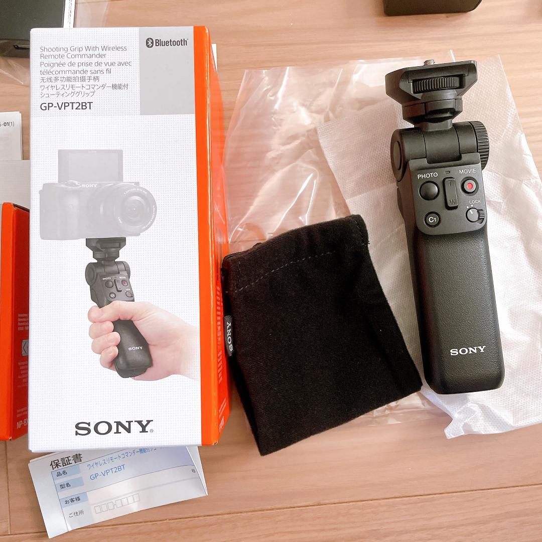 SONY VLOGCAM ZV-1G シューティンググリップキット 箱付 現状品