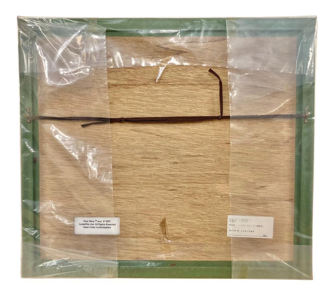 ★証明書・直筆サイン入★ドゥルー ストゥルーザン 絵画 スターウォーズ モノクロ