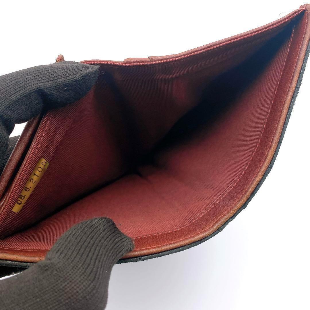 CHANEL シャネル ラムスキン マトラッセ 二つ折り 長財布 ココマーク 黒