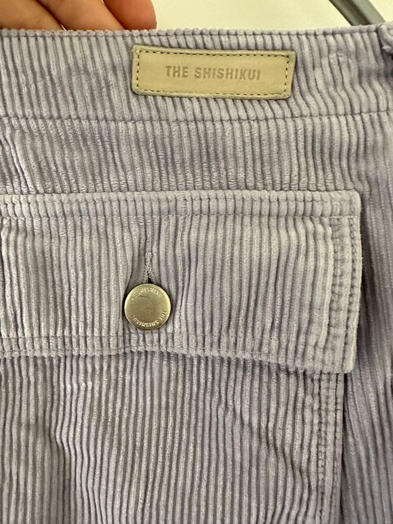 kiyoシシクイCORDUROYBAKER L.PURPLE 34
