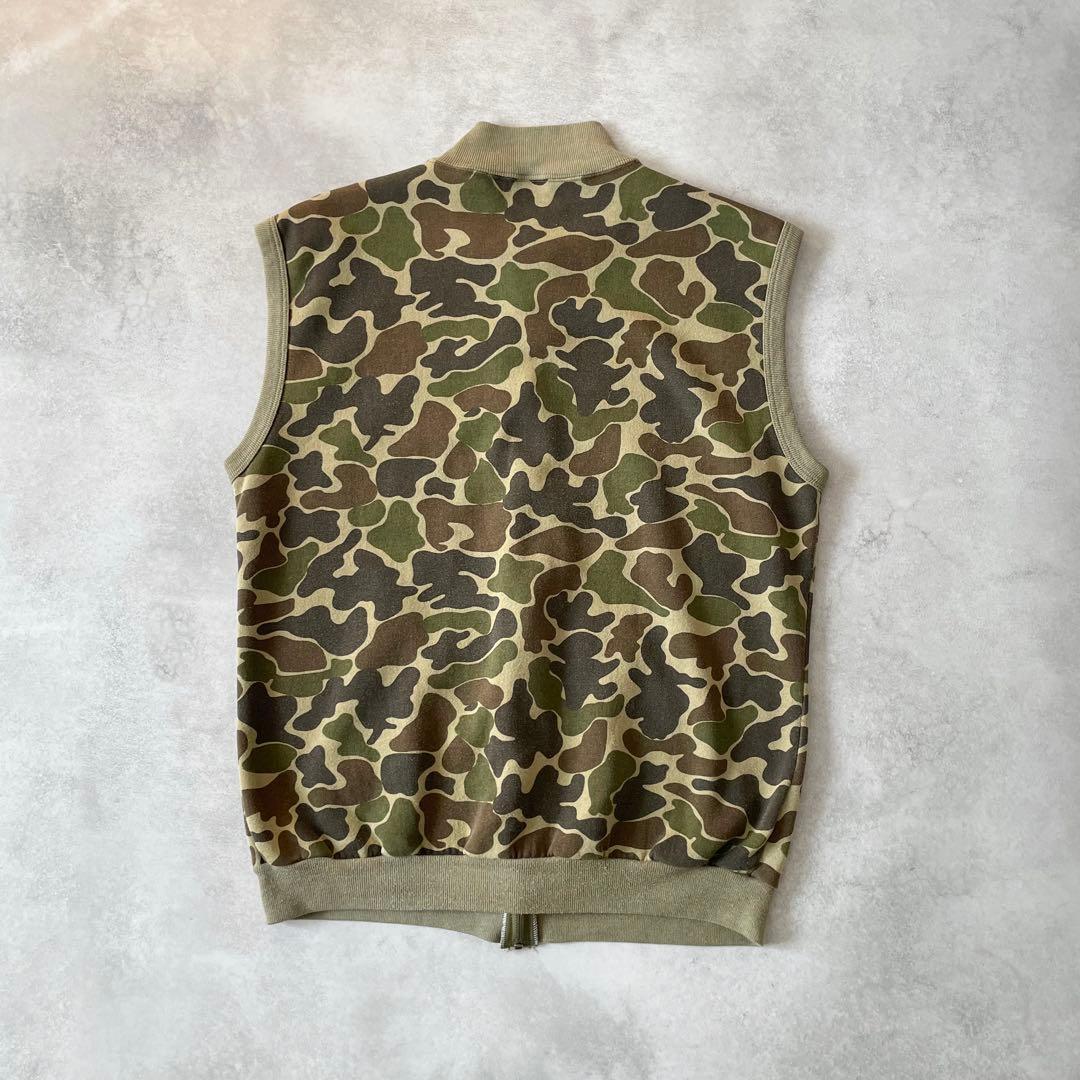 80s Sportswear USA製 ダックハンターカモ ベスト 古着