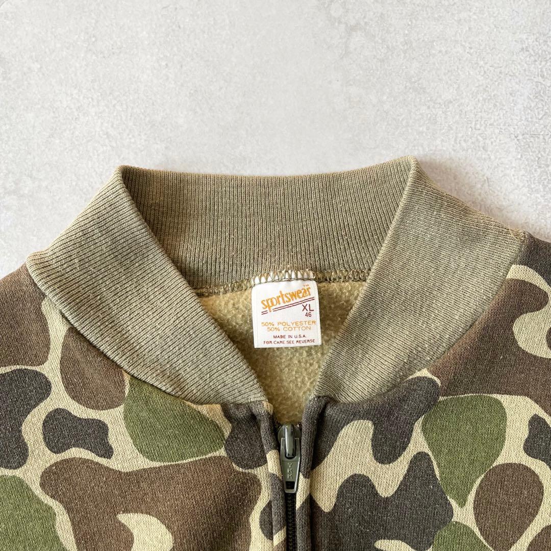 80s Sportswear USA製 ダックハンターカモ ベスト 古着