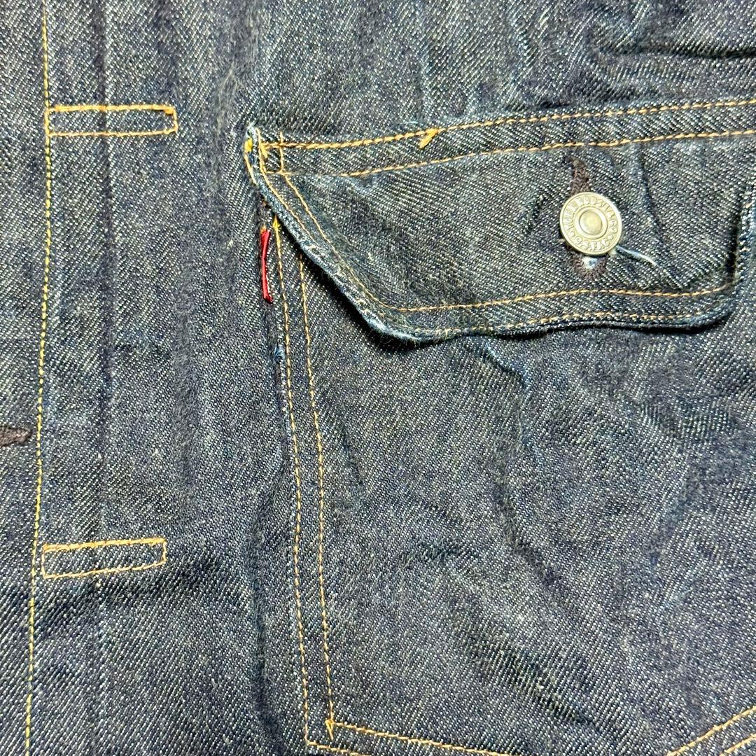 【使用数回】ワンピースオブロック M-40 デニムジャケット 50サイズ