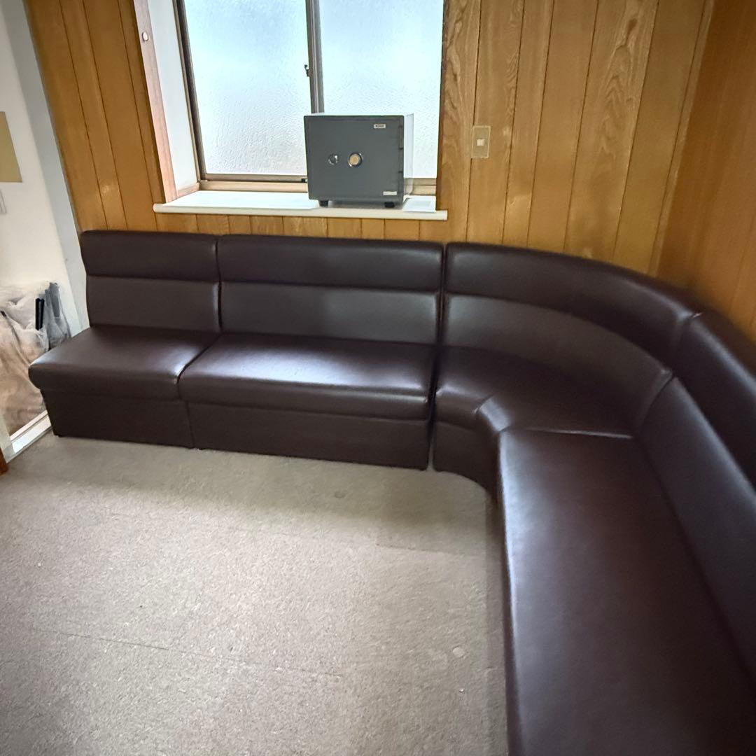 飲食店 7点ソファーセット　 L字型　スナック　店舗什器
