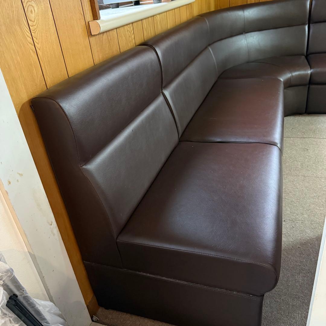 飲食店 7点ソファーセット　 L字型　スナック　店舗什器
