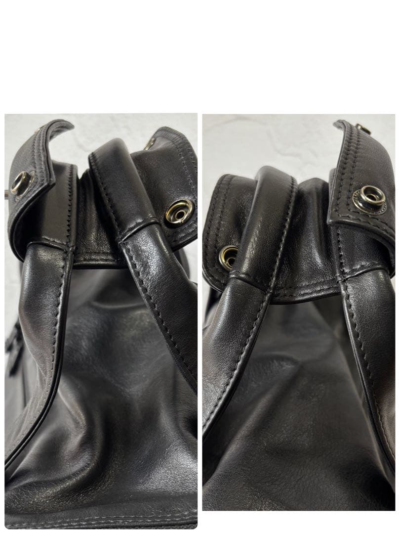 【希少】トゥミ ボストンバッグ ゴルフバッグ 2way 本革 レザー ブラック