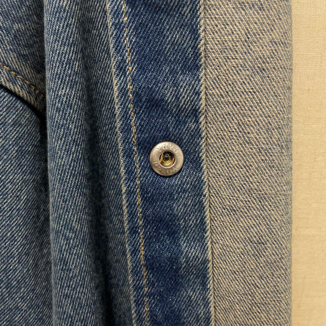 ま*子様 PRADA Oversized Organic Denim Shirt