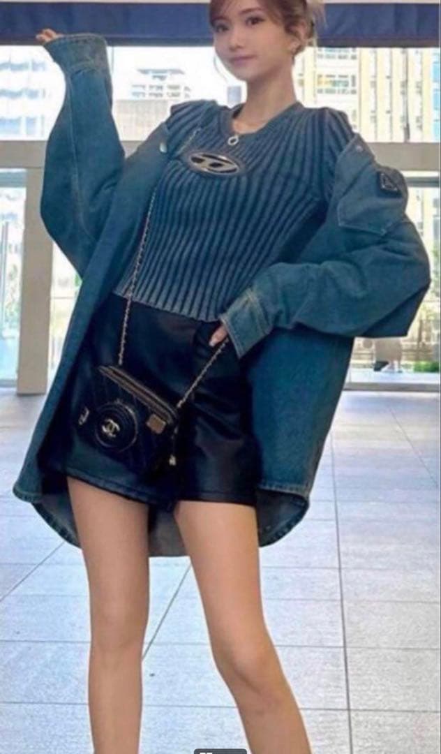 ま*子様 PRADA Oversized Organic Denim Shirt