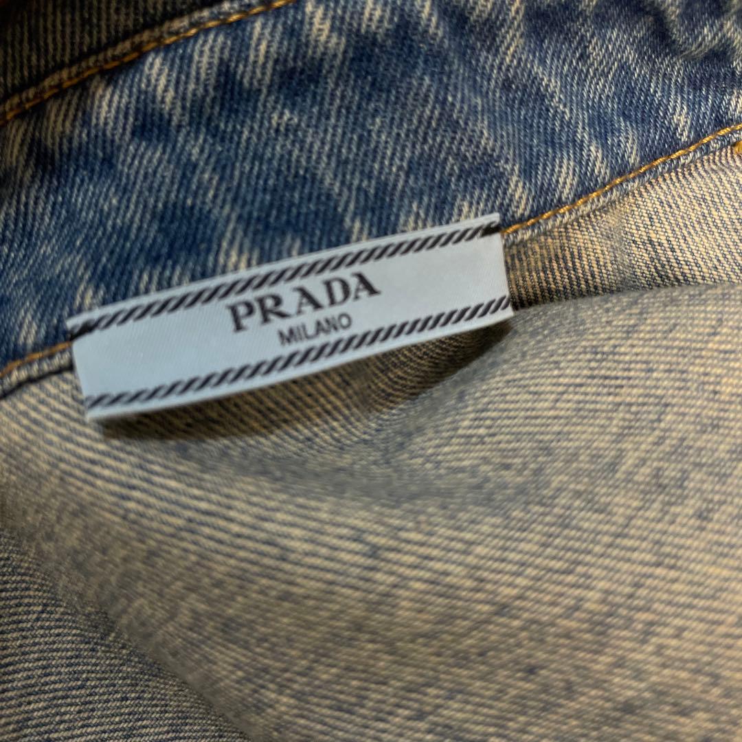 ま*子様 PRADA Oversized Organic Denim Shirt