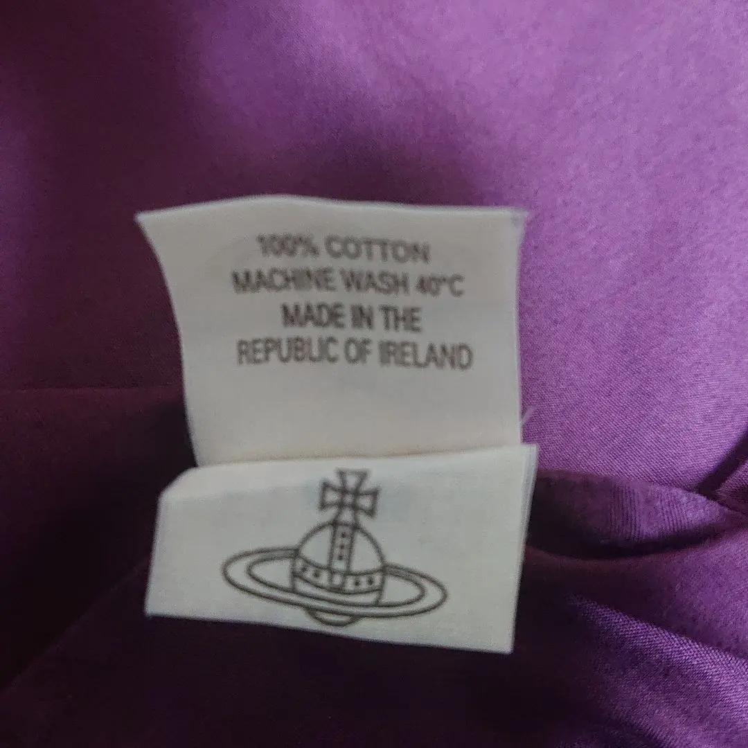 アイルランド製 ヴィヴィアンウエストウッド COUTURE ブラウス パープル