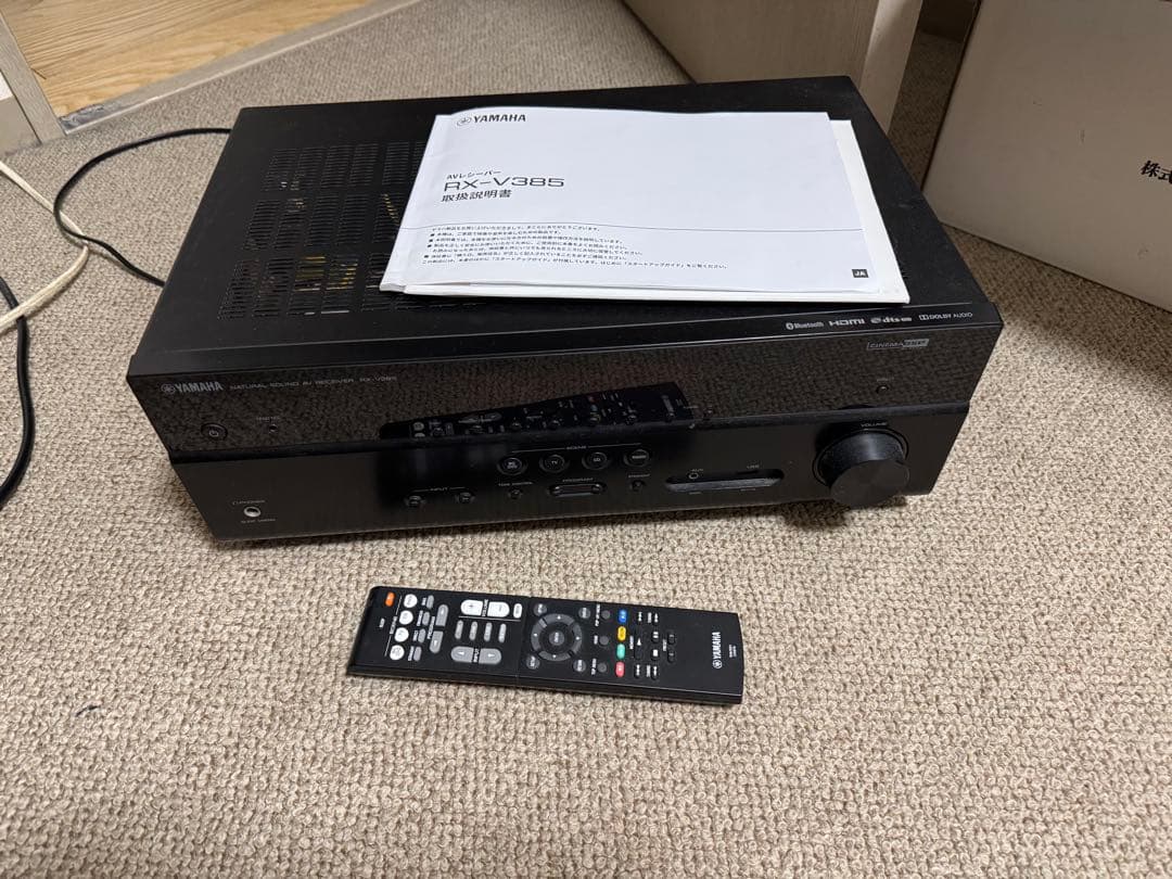 ほぼ新品　Yamaha AVアンプ ブラック